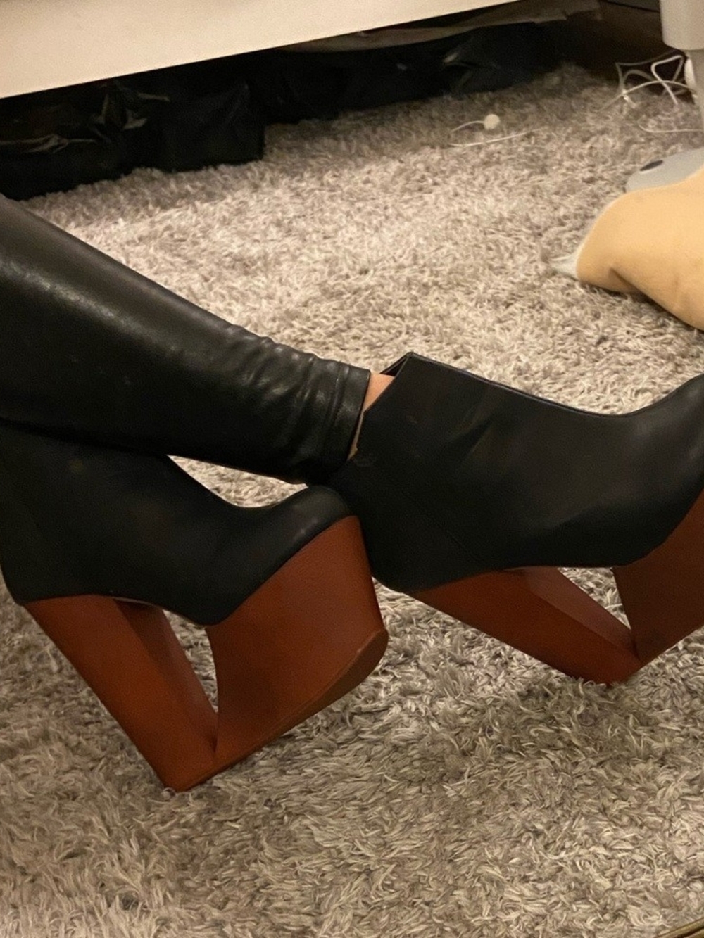 JC Dossier Privileged Platform Wedges Size 8.5 - Picture 4 of 6